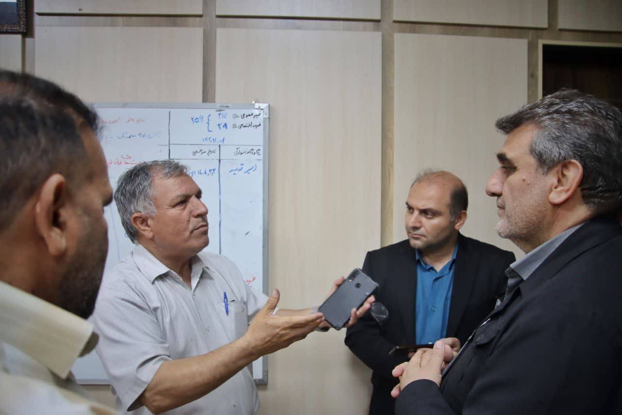 بازدید استاندار از شرکت توزیع برق